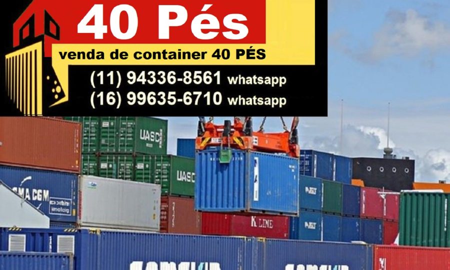 Container 40 PÉS 18 40 Pés