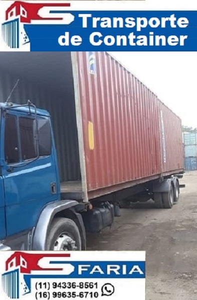 Transporte de container Santos 12 Transporte de containers Guarujá