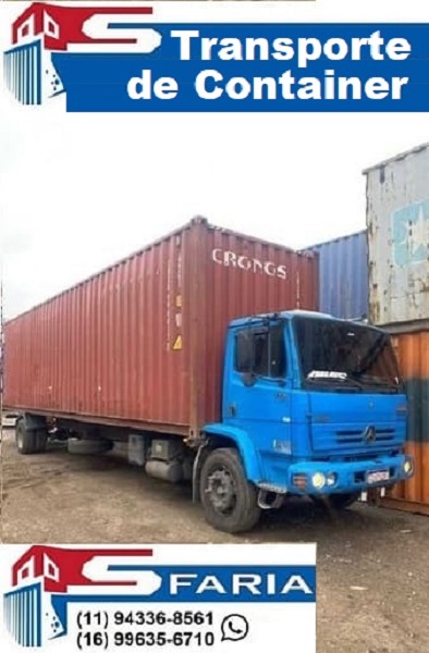 Transporte de container Santos 9 Transporte de container em Cubatão