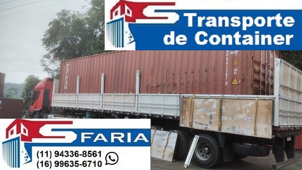Transporte de container Santos 5 Transporte de container Santos SP
