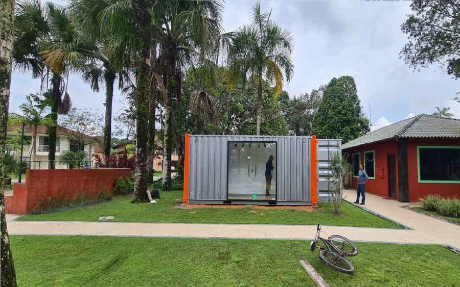 Home 11 Loja conveniência Conteiner marítimo 20 pés 15m2