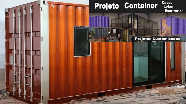 Projeto Container 5 Projeto container custo reduzido